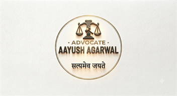Advocate Aayush Agarwal official logo with Satyamev Jayate